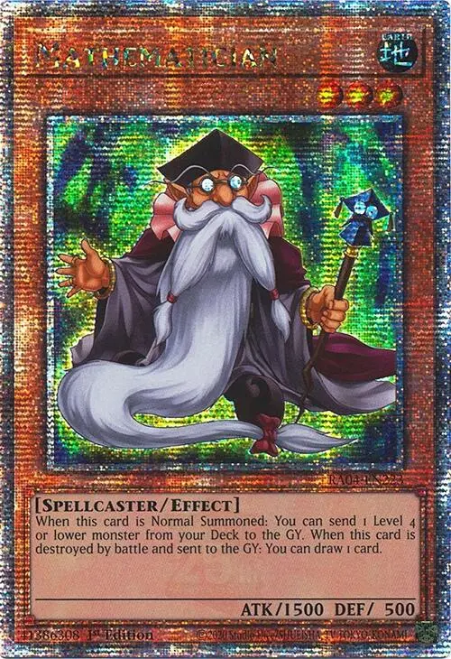 Mathematician [Ra04-En223] Quarter Century Secret Rare 1