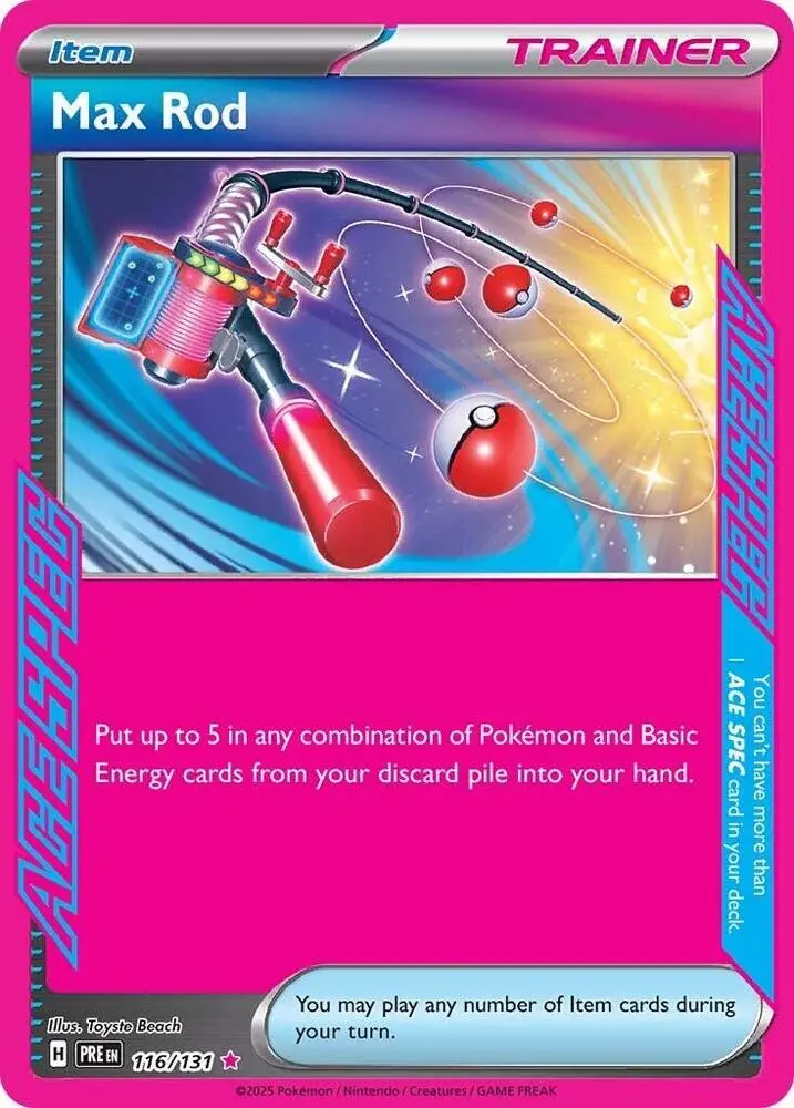 Max Rod (116/131) [Scarlet & Violet: Prismatic Evolutions] 1
