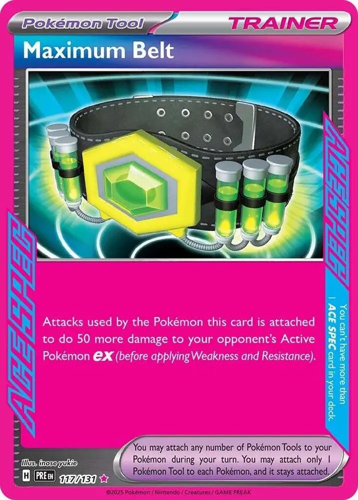 Maximum Belt (117/131) [Scarlet & Violet: Prismatic Evolutions] 1