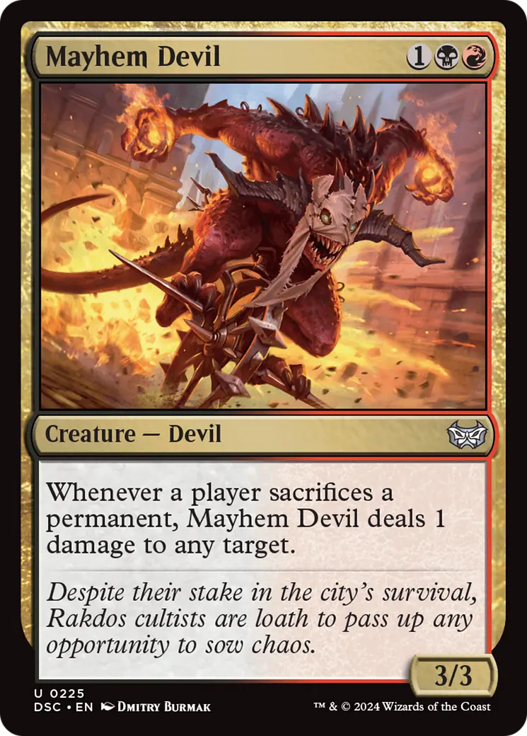 Mayhem Devil [Duskmourn: House Of Horror Commander] 1