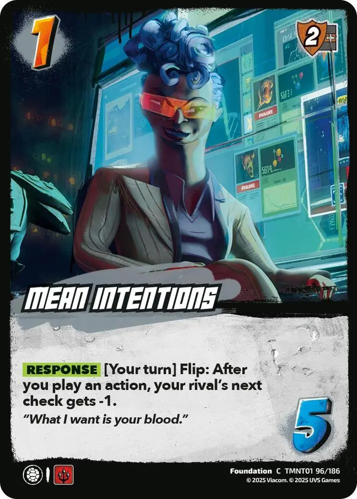 Mean Intentions - Teenage Mutant Ninja Turtles (Tmnt) 1