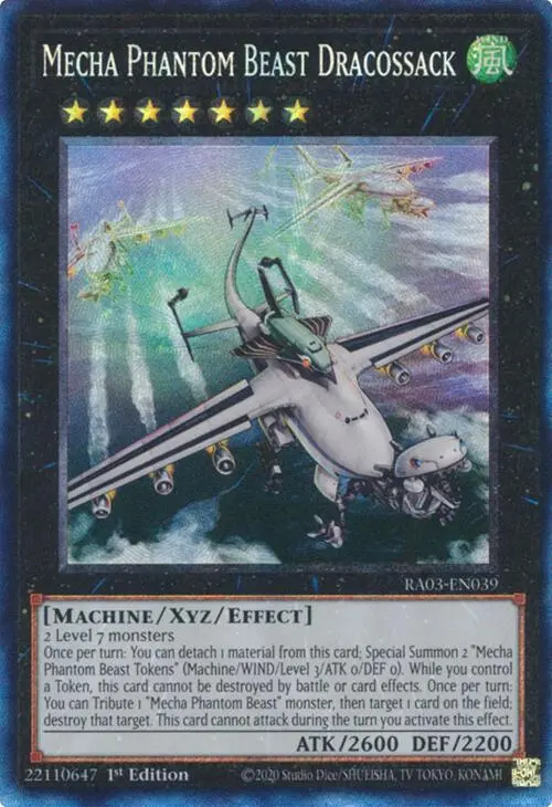 Mecha Phantom Beast Dracossack (Cr) [Ra03-En039] Prismatic Collector's Rare 1