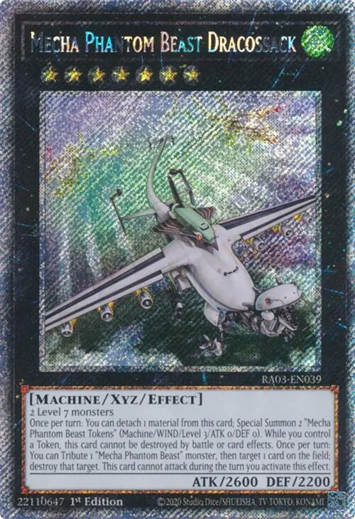Mecha Phantom Beast Dracossack (Platinum Secret Rare) [Ra03-En039] Platinum Secret Rare 1