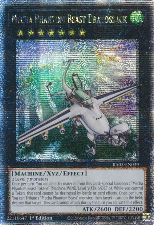 Mecha Phantom Beast Dracossack (Quarter Century Secret Rare) [Ra03-En039] Quarter Century Secret Rare 1