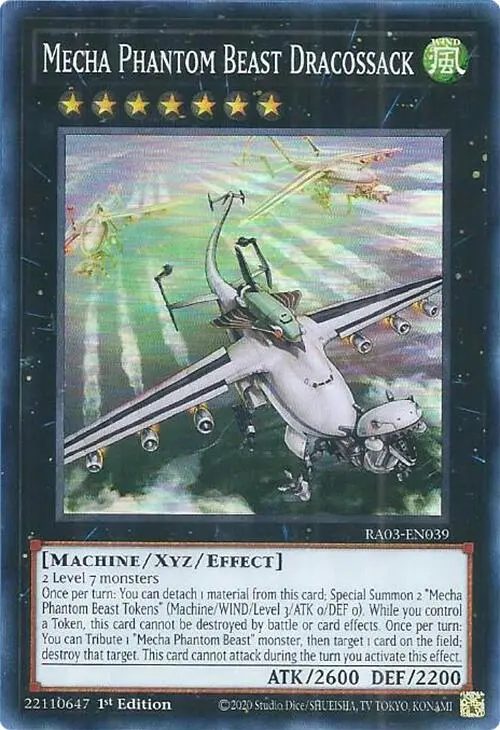 Mecha Phantom Beast Dracossack [Ra03-En039] Super Rare 1