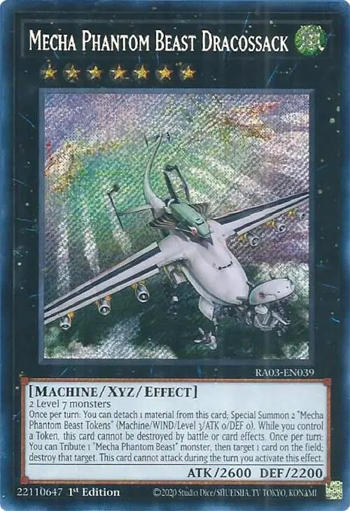Mecha Phantom Beast Dracossack (Secret Rare) [Ra03-En039] Secret Rare 1