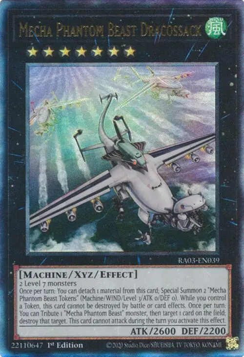 Mecha Phantom Beast Dracossack (Utr) [Ra03-En039] Prismatic Ultimate Rare 1