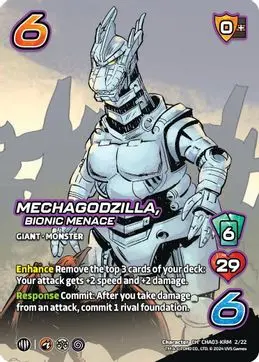 Mechagodzilla, Bionic Menace - Foil 1