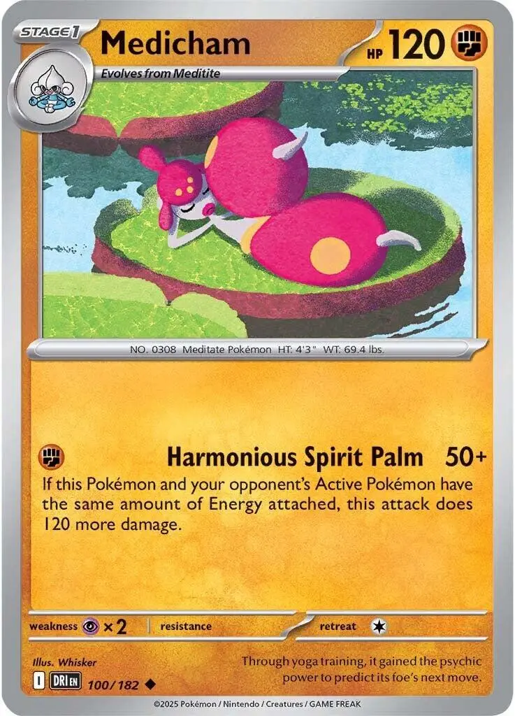 Medicham (100/182) [Scarlet & Violet: Destined Rivals] 1