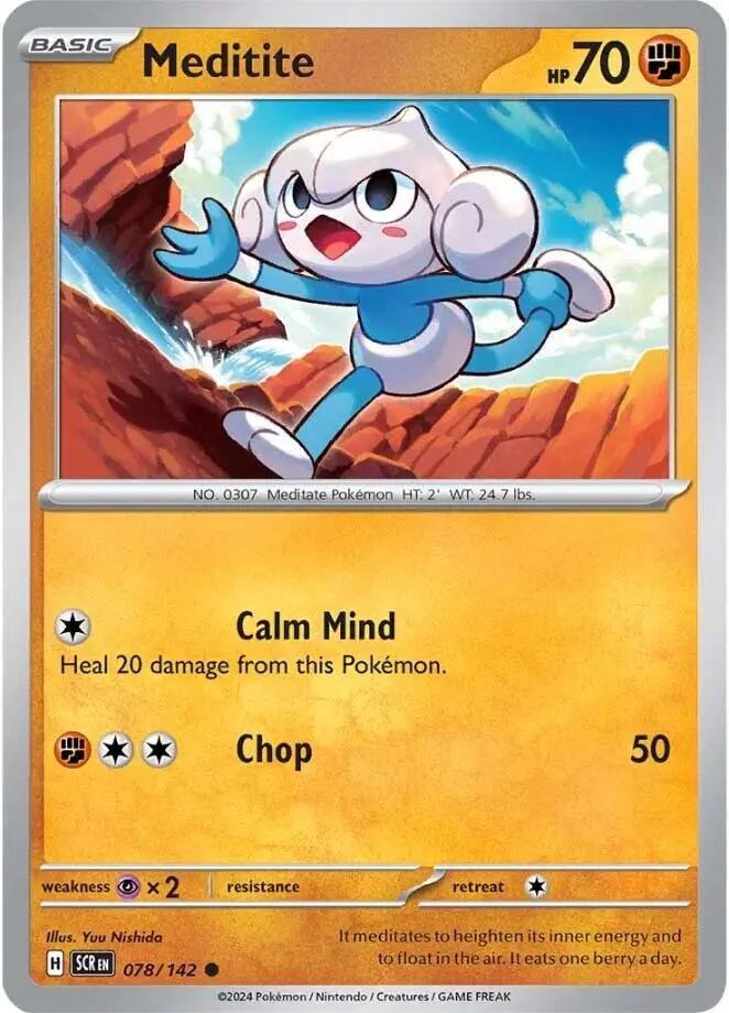 Meditite (078/142) [Scarlet & Violet: Stellar Crown] 1