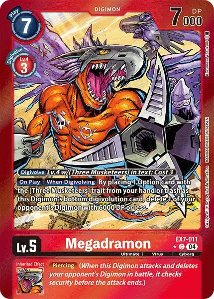 Megadramon [Ex7-011] (Foil) [Digimon Liberator] 1