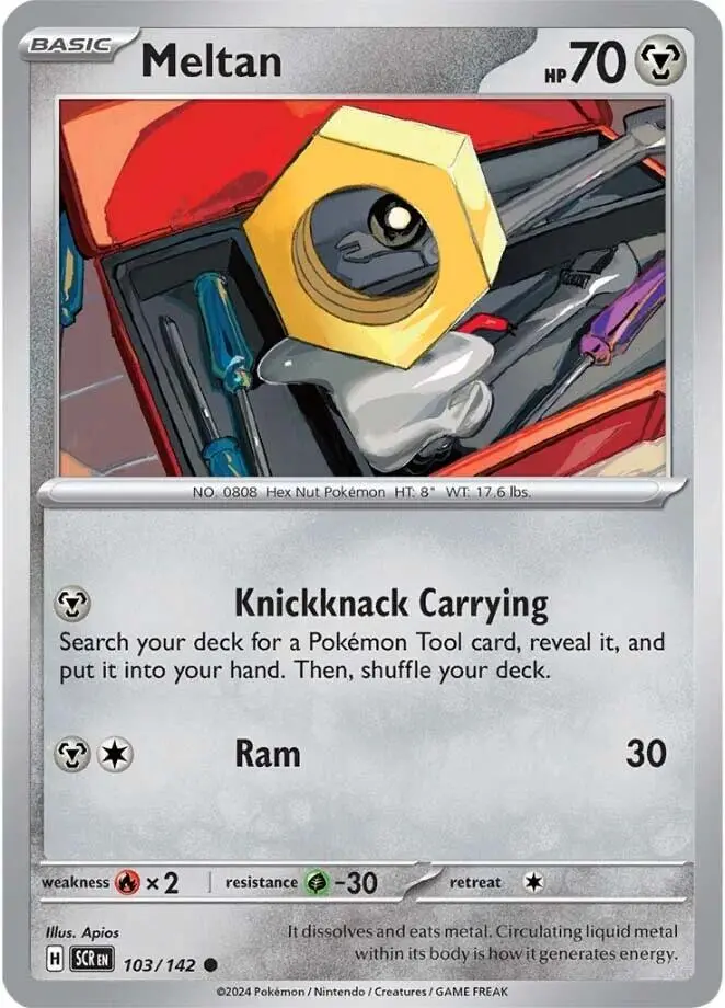 Meltan (103/142) [Scarlet & Violet: Stellar Crown] 1