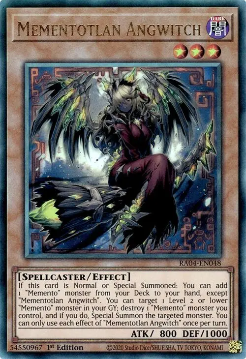 Mementotlan Angwitch [Ra04-En048] Prismatic Ultimate Rare 1