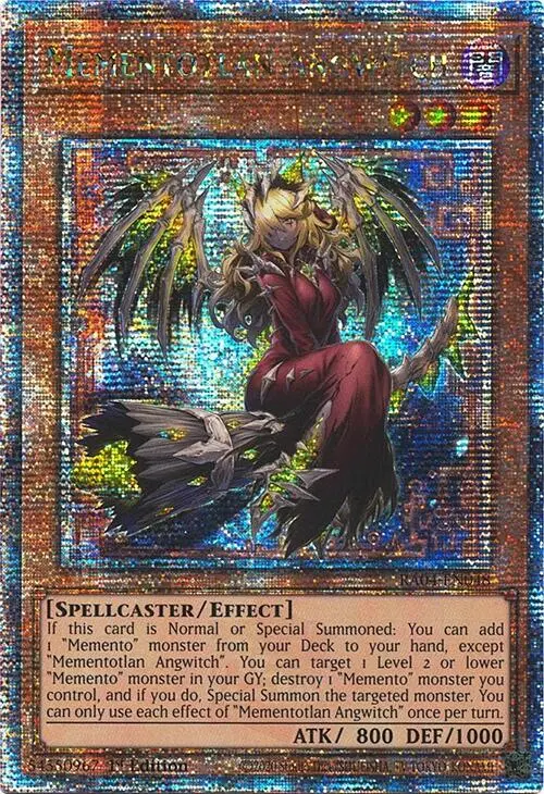 Mementotlan Angwitch [Ra04-En048] Quarter Century Secret Rare 1