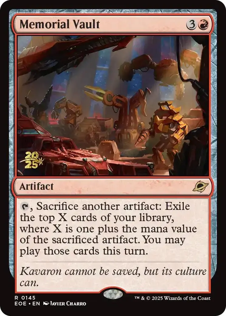 Memorial Vault [Edge Of Eternities Prerelease Promos] 1