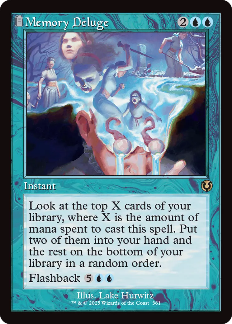 Memory Deluge (Retro Frame) [Innistrad Remastered] 1