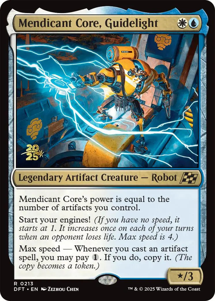 Mendicant Core, Guidelight [Aetherdrift Prerelease Promos] 1