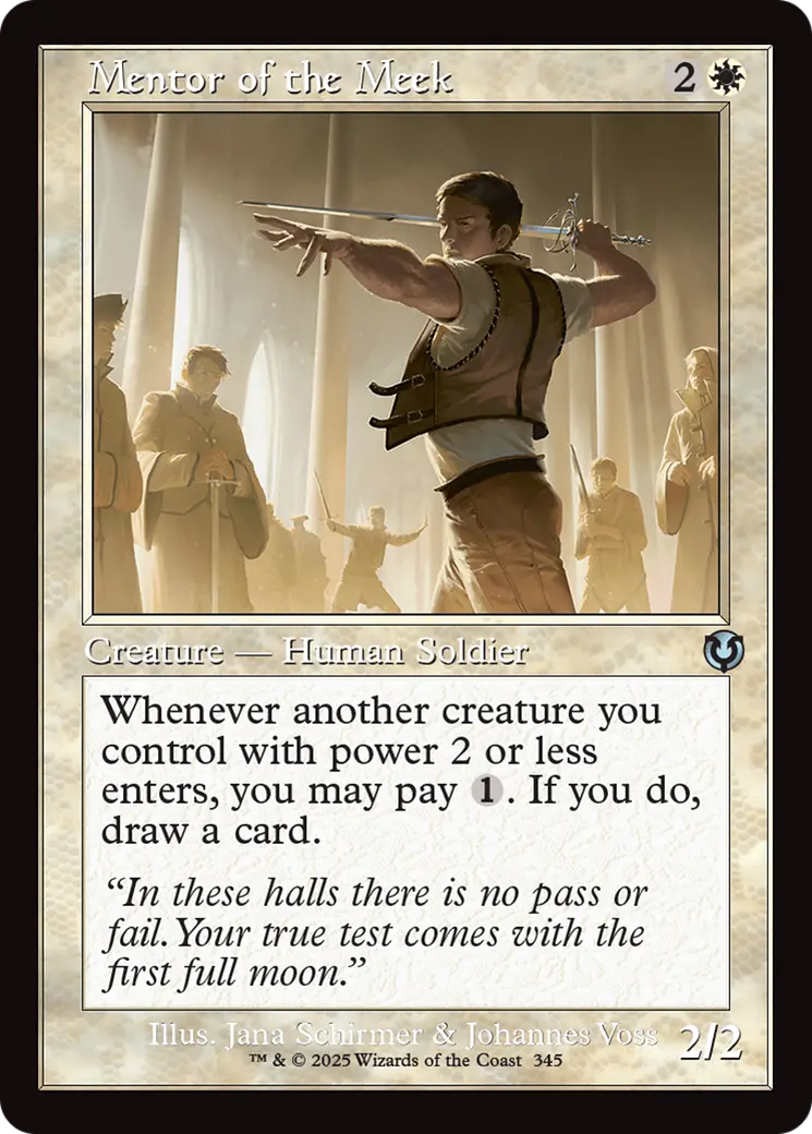 Mentor Of The Meek (Retro Frame) [Innistrad Remastered] 1