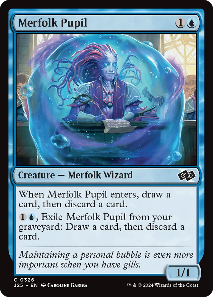 Merfolk Pupil [Foundations Jumpstart] 1