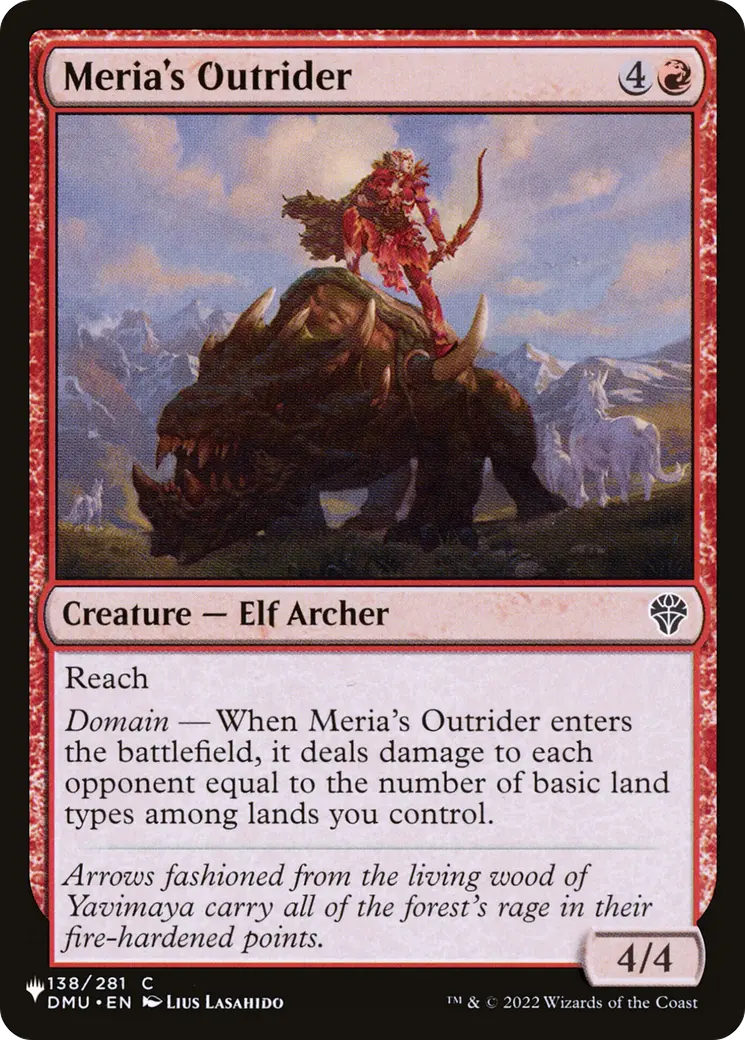 Meria's Outrider [The List] 1
