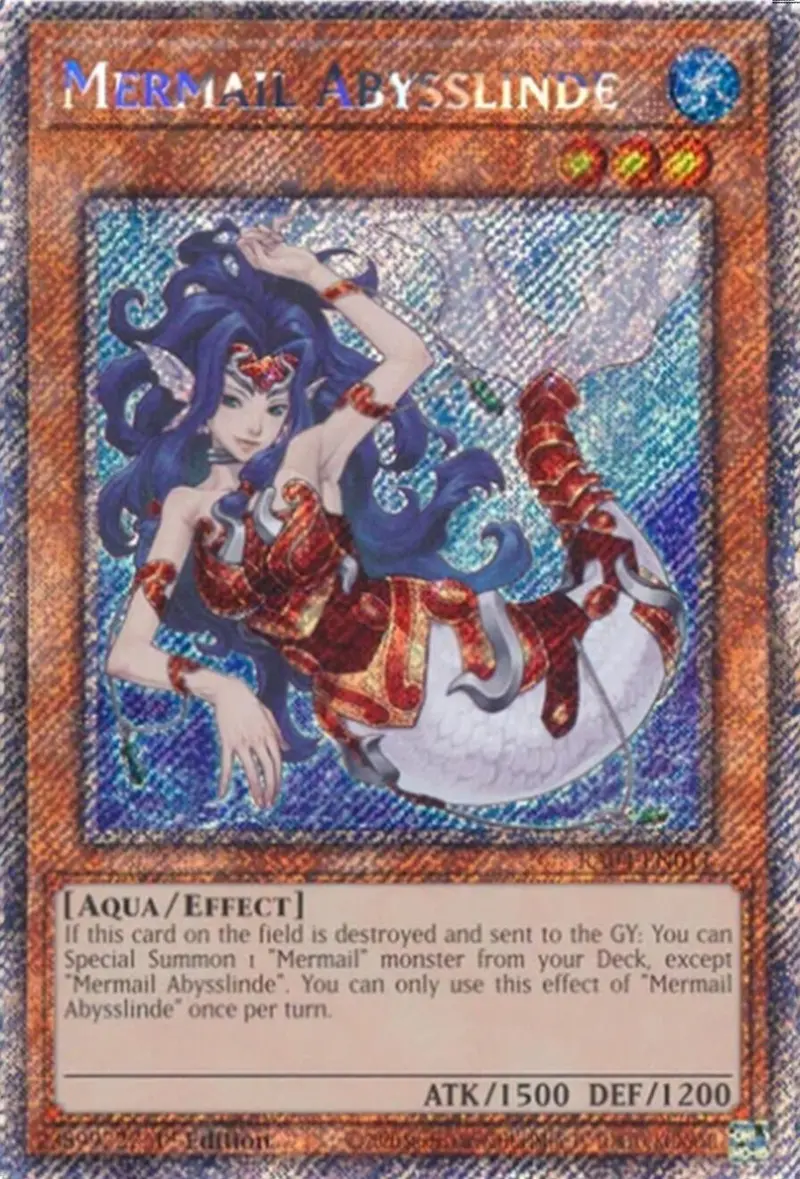 Mermail Abysslinde [Ra04-En011] Platinum Secret Rare 1
