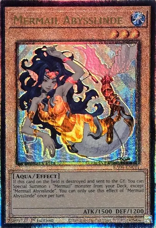 Mermail Abysslinde [Ra04-En011] Prismatic Ultimate Rare 1