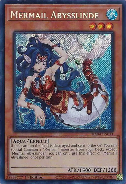 Mermail Abysslinde [Ra04-En011] Secret Rare 1
