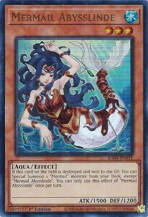 Mermail Abysslinde [Ra04-En011] Ultra Rare 1