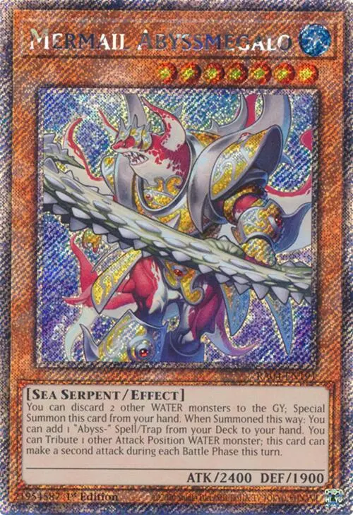 Mermail Abyssmegalo [Ra04-En191] Platinum Secret Rare 1