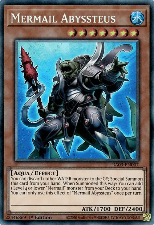 Mermail Abyssteus (Cr) [Ra03-En007] Prismatic Collector's Rare 1