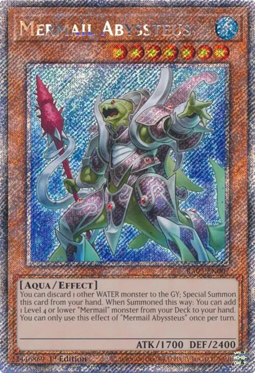 Mermail Abyssteus (Platinum Secret Rare) [Ra03-En007] Platinum Secret Rare 1
