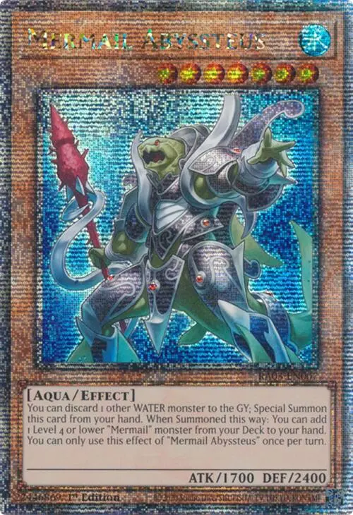 Mermail Abyssteus (Quarter Century Secret Rare) [Ra03-En007] Quarter Century Secret Rare 1