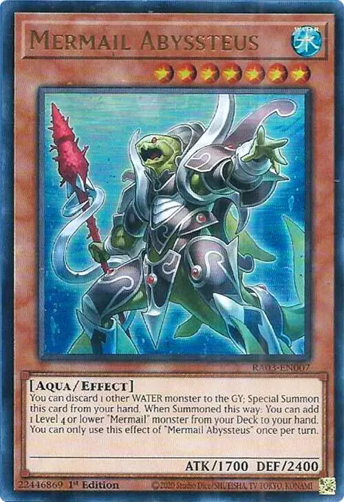 Mermail Abyssteus (Ur) [Ra03-En007] Ultra Rare 1