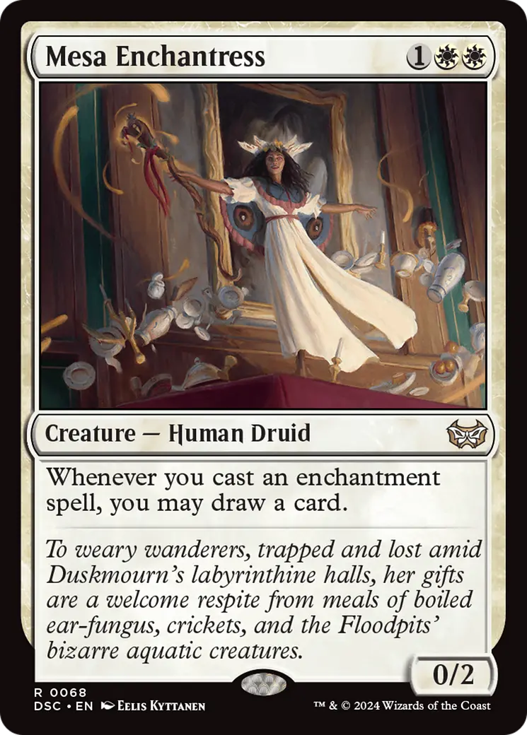 Mesa Enchantress [Duskmourn: House Of Horror Commander] 1
