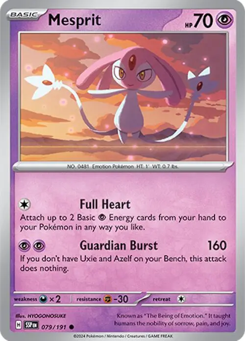 Mesprit (079/191) [Scarlet & Violet: Surging Sparks] 1