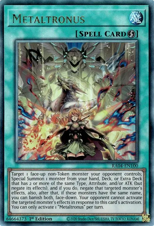Metaltronus [Ra04-En100] Prismatic Ultimate Rare 1