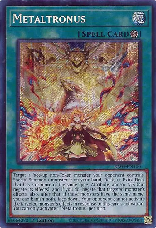 Metaltronus [Ra04-En100] Secret Rare 1