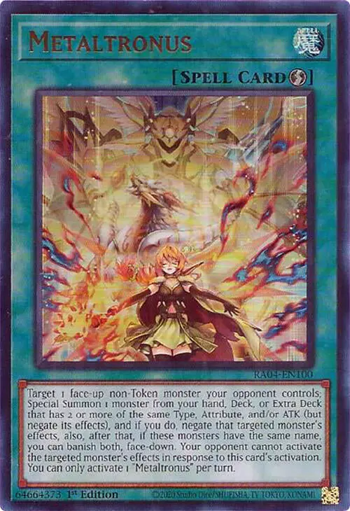 Metaltronus [Ra04-En100] Ultra Rare 1