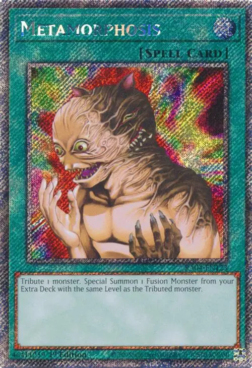 Metamorphosis [Ra04-En123] Platinum Secret Rare 1
