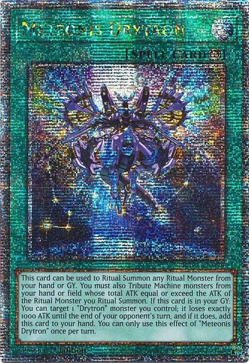 Meteonis Drytron [Ra04-En096] Quarter Century Secret Rare 1