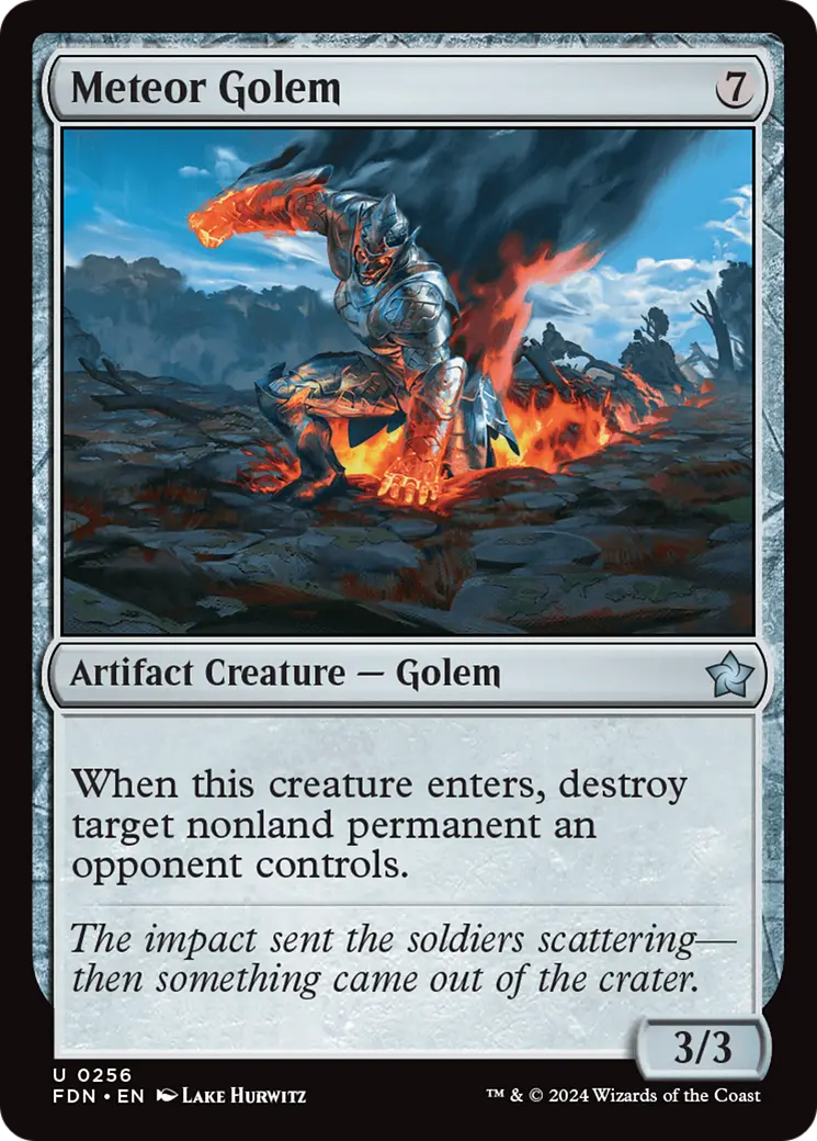 Meteor Golem [Foundations] 1