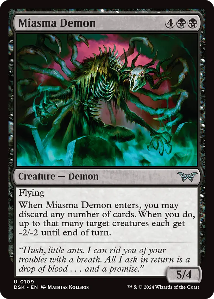 Miasma Demon [Duskmourn: House Of Horror] 1