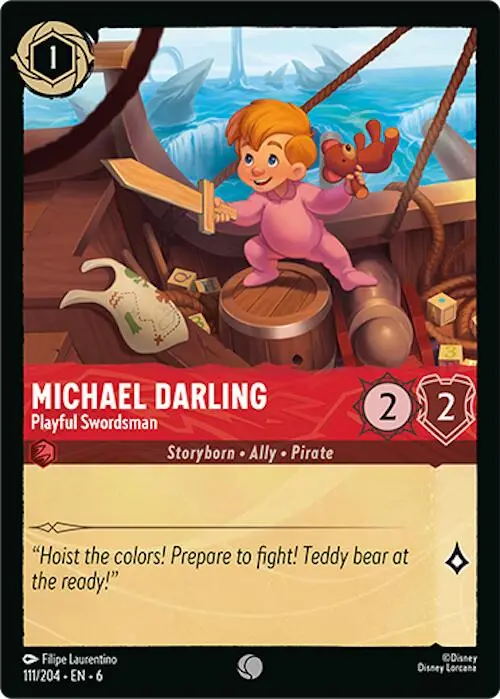 Michael Darling - Playful Swordsman (111/204) [Azurite Sea] 1