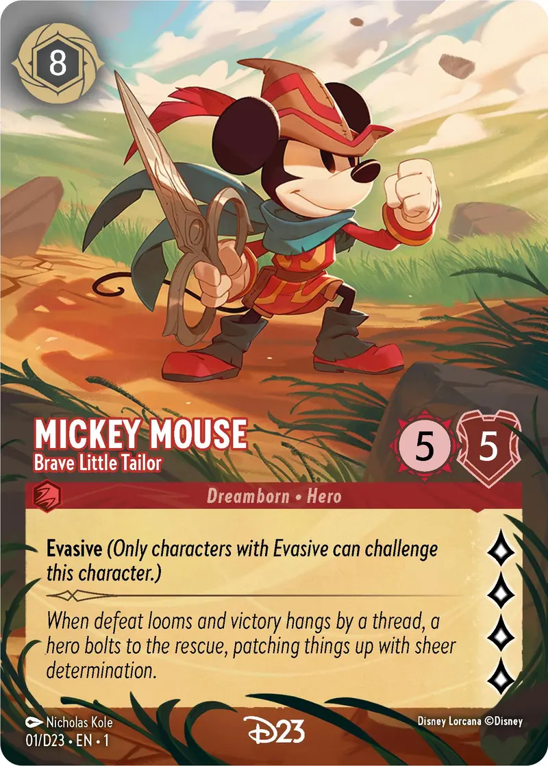 Mickey Mouse - Brave Little Tailor (Extended Art) (1) [D23 Promos] 1