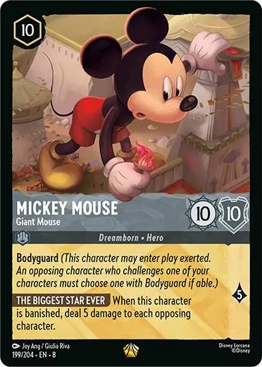 Mickey Mouse - Giant Mouse (199/204) [Reign Of Jafar] 1