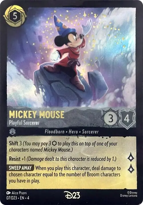 Mickey Mouse - Playful Sorcerer (7) [D23 Promos] 1