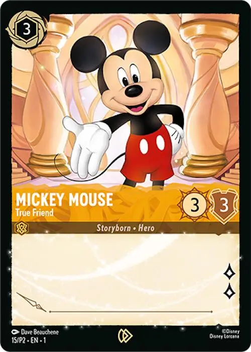 Mickey Mouse - True Friend (15) [Promo Cards] 1