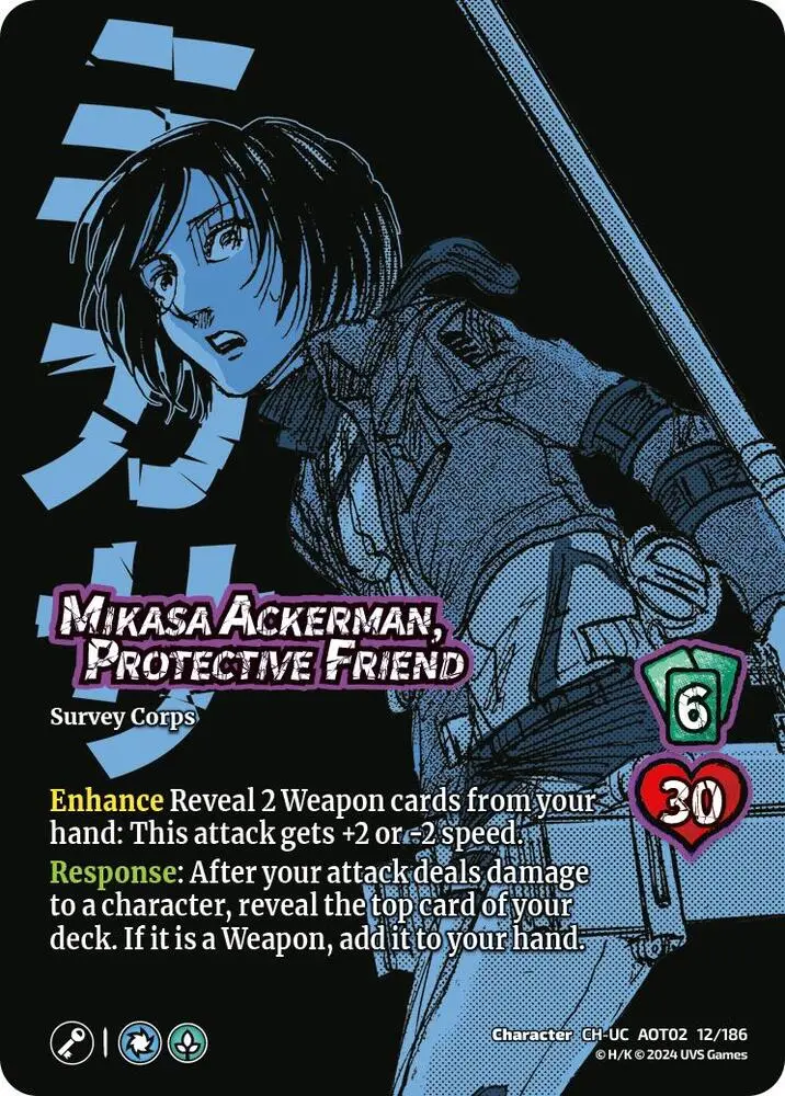 Mikasa Ackerman, Protective Friend - Attack On Titan: Origins Of Power (Aot02) 1