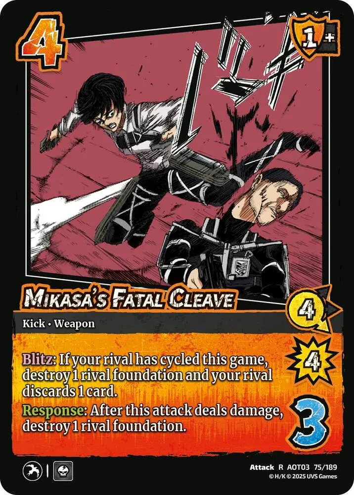 Mikasa's Fatal Cleave 1