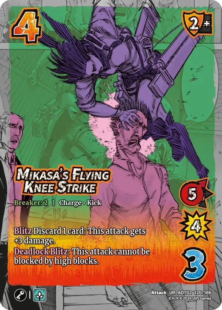 Mikasa's Flying Knee Strike - Attack On Titan: Origins Of Power (Aot02) 1